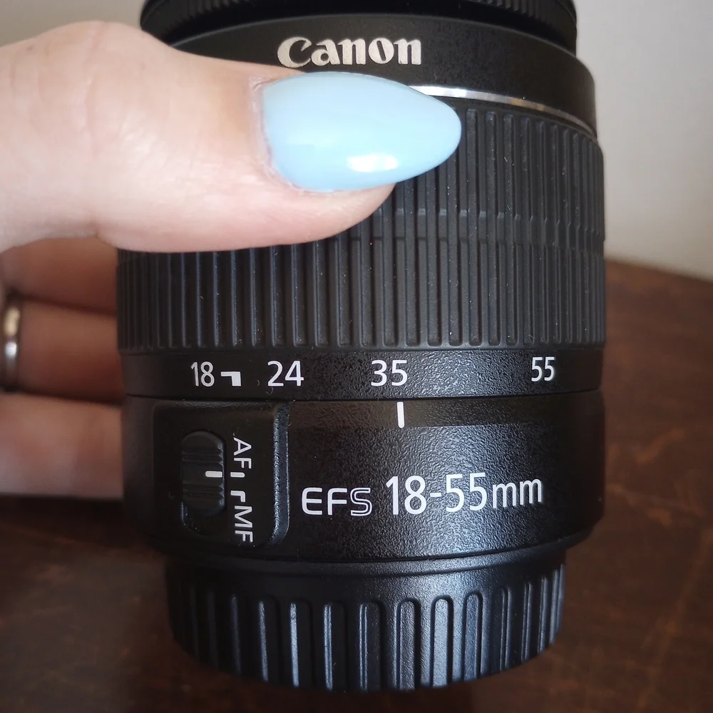 Canon Black Camera Lens